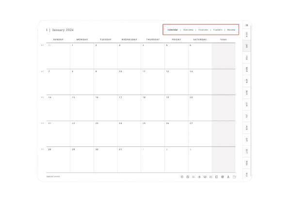 Booking calendar preview
